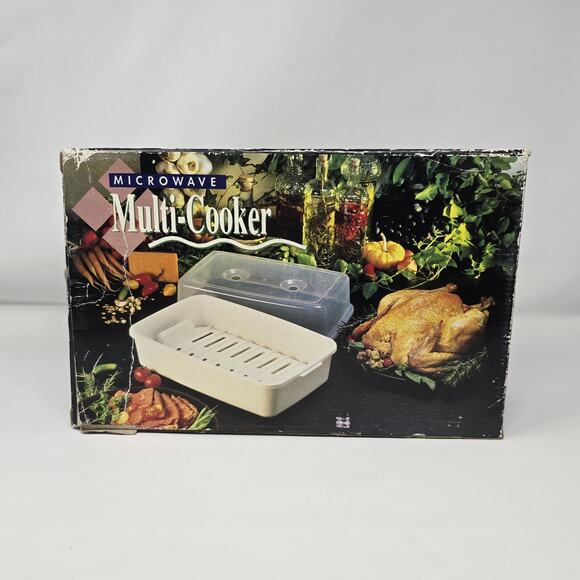 Microwave multi-cooker Pre-Owned, Open Box, Barely Used, Excellent Condition - Picture 1 of 16